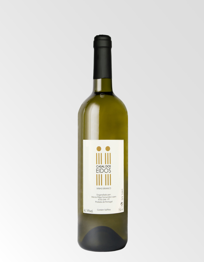 design da identidade da marca de vinho casal dos eidos
