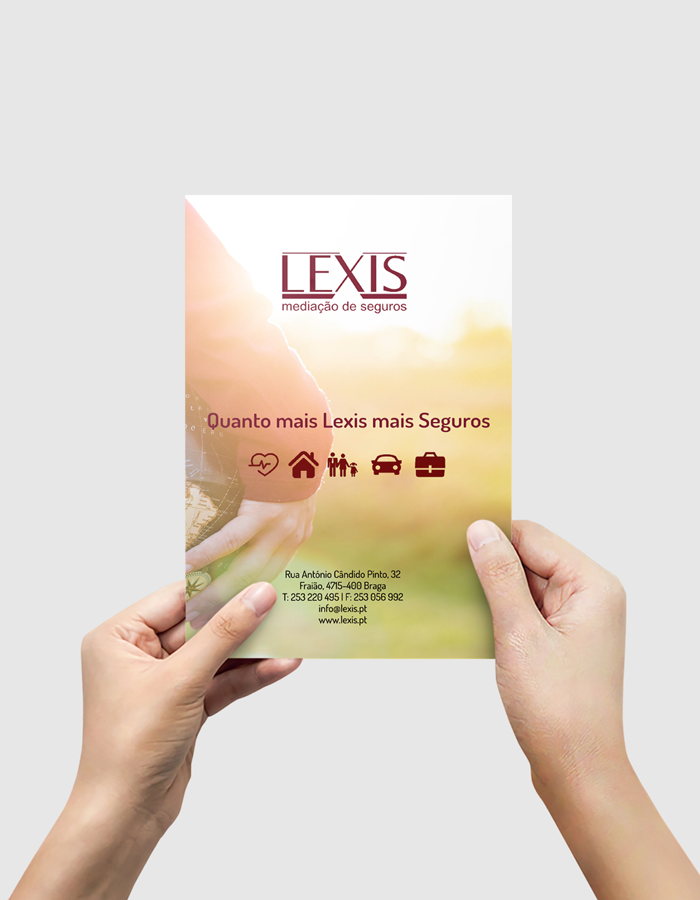 design flyer capa lexis
