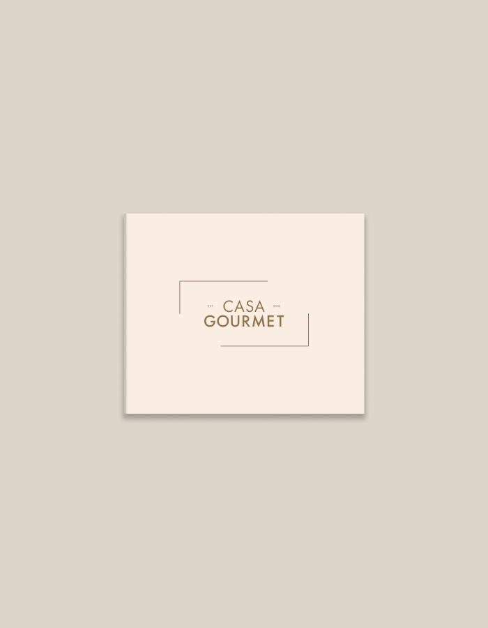 Design editorial da capa do Catálogo da casa gourmet