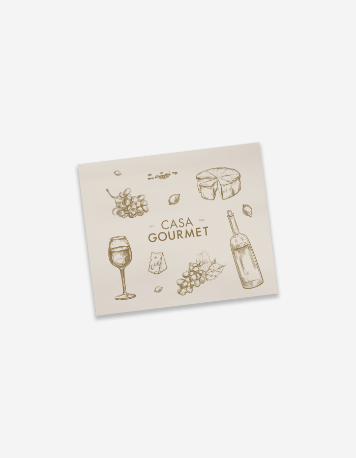 Capa design editorial do catálogo casa gourmet